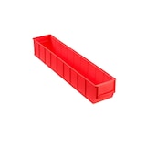 thumbnail of PROREGAL Rote Industriebox 500 S | HxBxT 8,1x9,1x50cm | 2,8 Liter| Sichtlagerkasten, Sortimentskasten, Sortimentsbox, Kleinteilebox