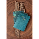 thumbnail of Clairefontaine 4x Ginkgo, Notizbuch aus Leder, A5 14,8x21 cm, 72 Blatt liniert 90g, sortiert - 115949C