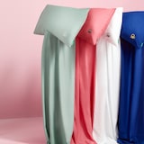 thumbnail of Benetton - Conjunto de cama king size de 4 peças: lençol plano (240x290cm), lençol justo (175x200cm), 2 fronhas (50x80cm) 100% algodão verde