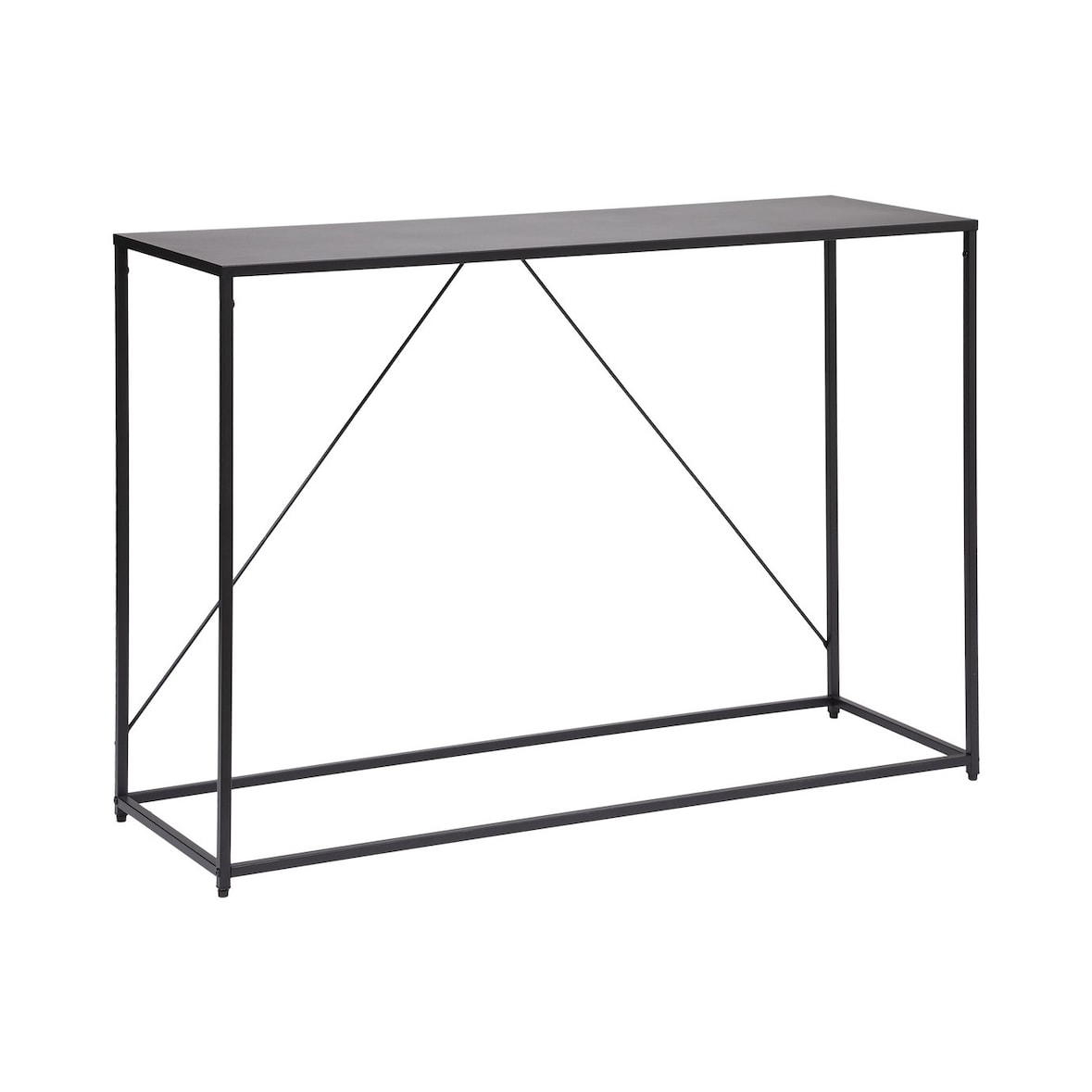 Meuble Console en Métal Noir L 120 x H 85 cm