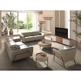 thumbnail of Angel Cerdá Sofá de relaxamento de 3 lugares em pele de areia 6264C 213 x 111 x 104