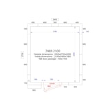 thumbnail of Chambre froide négative sans groupe 2400x2700x2200 - 120 mm - Combisteel