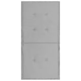 thumbnail of Décoshop26 - Juego de 4 cojines para silla de jardín 100% poliéster impermeable gris 100 x 50 x 3 cm DEC021679