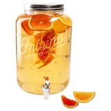thumbnail of GRIFO Glas-Getränkespender 8L mit Zapfhahn Deckel Kühleinsatz Limo Saft Wasser