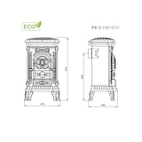 thumbnail of Stufa a legna a libera installazione - P9 (8 KW) ECO