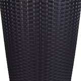 thumbnail of Polyrattan Pflanztopf 57,5x30cm Blumentopf Pflanzkübel Übertopf Blumenkübel