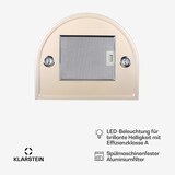 thumbnail of Klarstein Lumio Primo Retro-Dunstabzugshaube 60cm 490 m³/h LED-Leuchten Nickel-Metallic