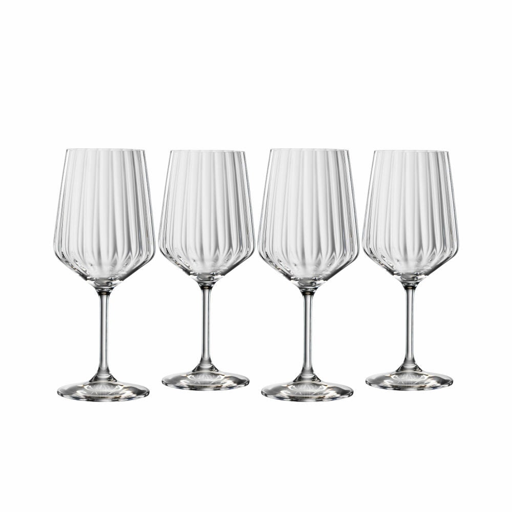 Spiegelau Rotweinglas Set LifeStyle 4-tlg., Weingläser, Kristallglas, 630 ml, 4450171