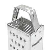 thumbnail of Vierkante rasp, roestvrij staal, 6.5 x 9 x 21 cm, vaatwasserbestendig, met ergonomisch handvat, zilver