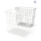 thumbnail of Papierkorb, Gitterkorb, Abfalleimer, 25 Liter, zum Hängen und Stellen : Farbe - Edelstahl (glänzend)