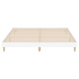 thumbnail of vidaXL Bedframe massief hout wit 200x200 cm