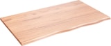 thumbnail of vidaXL Waschtischplatte Hellbraun 100x60x2 cm Massivholz Behandelt