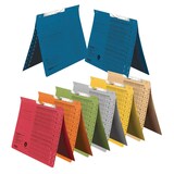 thumbnail of Falken 15033666 Pendelhefter, für DIN A4, 230g/m2 Manila-RC-Krt., kaufm. Heftung, mit Schlitzstanzung - Grün