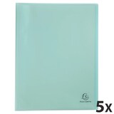 thumbnail of Exacompta 88473E 10x Sichtmapppen A4, PP mittelstark, 40 Hüllen, Chromaline Pastell - Pastellgrün