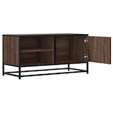 thumbnail of vidaXL TV-Schrank Eichen-Optik 80x34,5x40 cm Holzwerkstoff und Metall