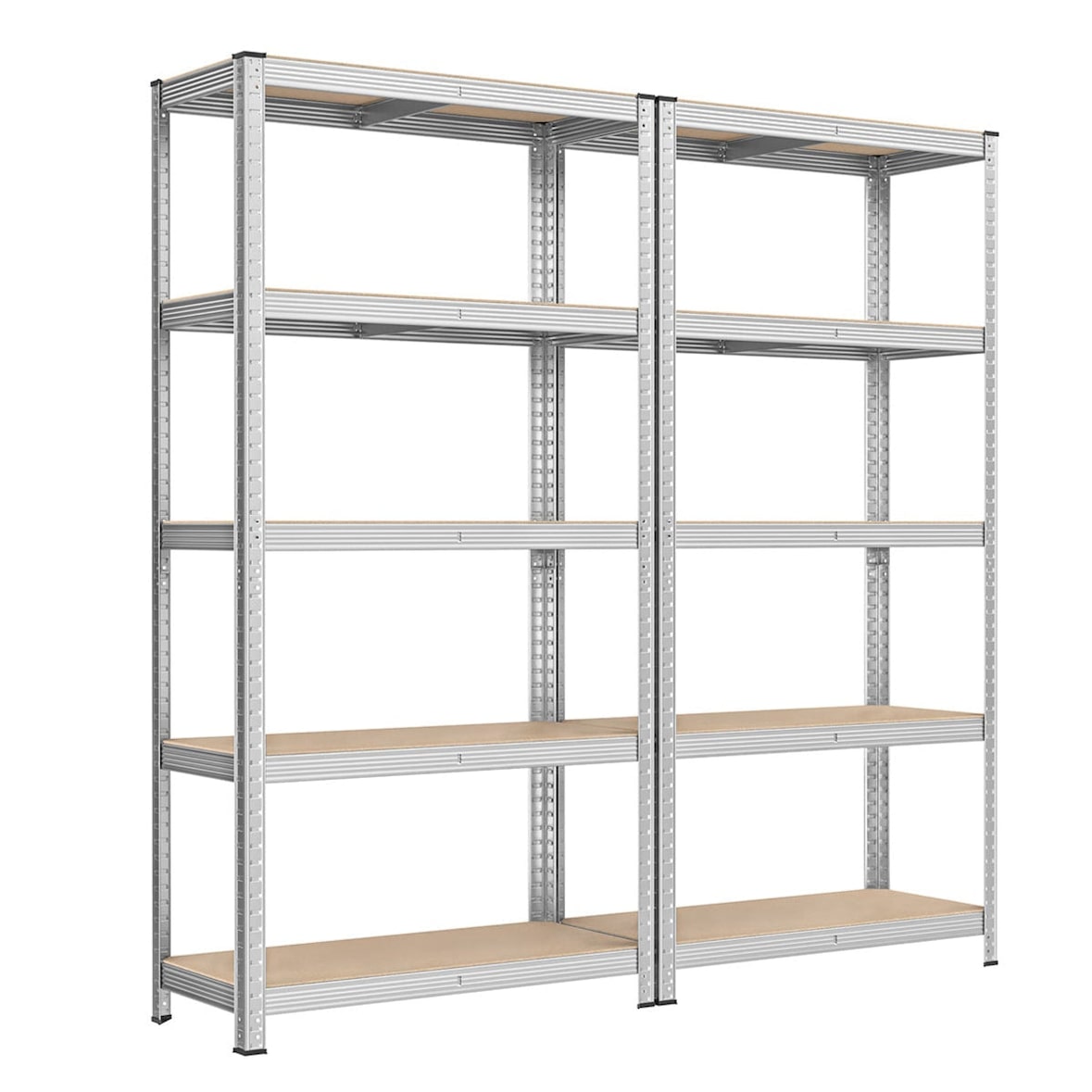 Helloshop26 - Robuust metalen stellingkast 180 x 90 x 40 cm 5 schappen totale draagcapaciteit 875 kg (175 kg/schap) verstelbare 12_0005580