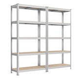 thumbnail of Helloshop26 - Robuust metalen stellingkast 180 x 90 x 40 cm 5 schappen totale draagcapaciteit 875 kg (175 kg/schap) verstelbare 12_0005580