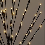 thumbnail of WellHome - 110 cm künstlicher Baum mit 80 warmweißen LED-Lichtern und Dual-Timer