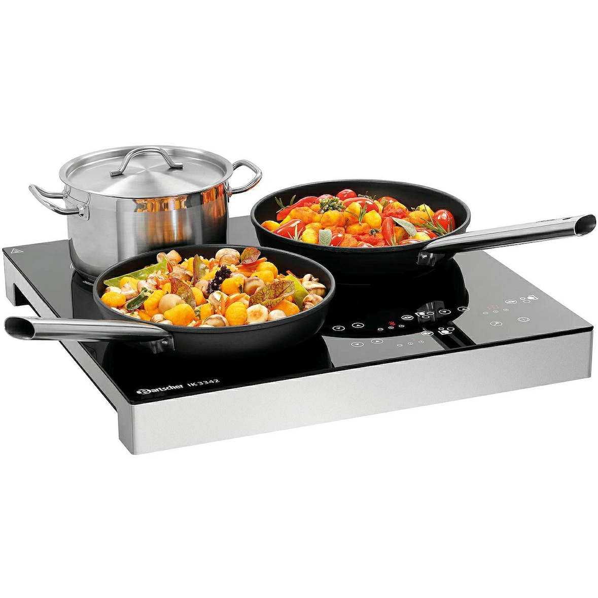 Réchaud à induction électrique 3 zones, à poser, 3400 W, 220 V - MONO