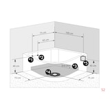 thumbnail of Whirlpool Pool Badewanne Eckwanne Wanne W70-TH-SC 150x150cm mit Tür Walk-in-Pool aktive Schlauch-Reinigung