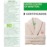 thumbnail of Benetton - Bademantel L/XL 100% Baumwolle 360GSM in Beige und Rot - Rainbow Be