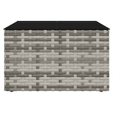 thumbnail of vidaXL 2-tlg. Garten-Lounge-Set mit Kissen Grau Poly Rattan