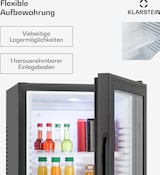 thumbnail of Brooklyn Minibar Mini-Kühlschrank 3 Temperaturen 30L 23 dB Glastür Schwarz