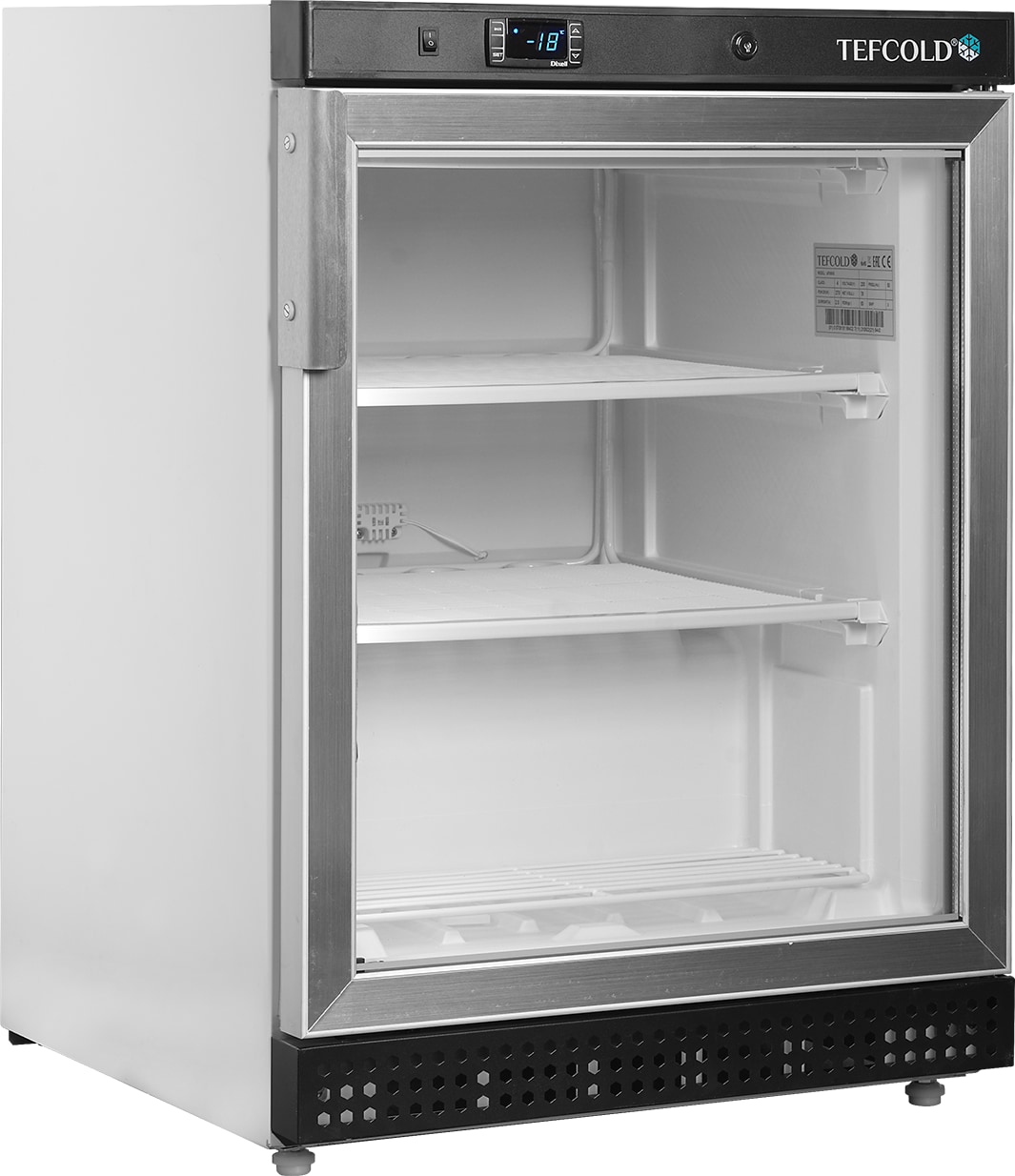 TEFCOLD Displaygefrierschrank UF200G 200l Weiß