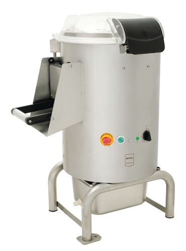 METRO Professional Aardappelschilmachine GPP1010, roestvrij staal, 62 x 54 x 86 cm, 200 kg/u, 750 W, zilver