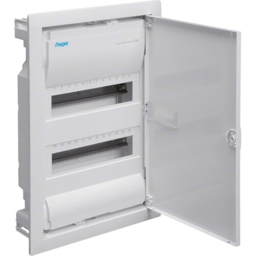 Hager Volta UP-Verteiler IP30 mit Tür 24 PLE 2-reihig