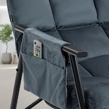 thumbnail of Schaukelstuhl Cathy dunkelgrau/Samt