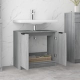 thumbnail of vidaXL Badschrank Grau Sonoma 64,5x33,5x59 cm Holzwerkstoff