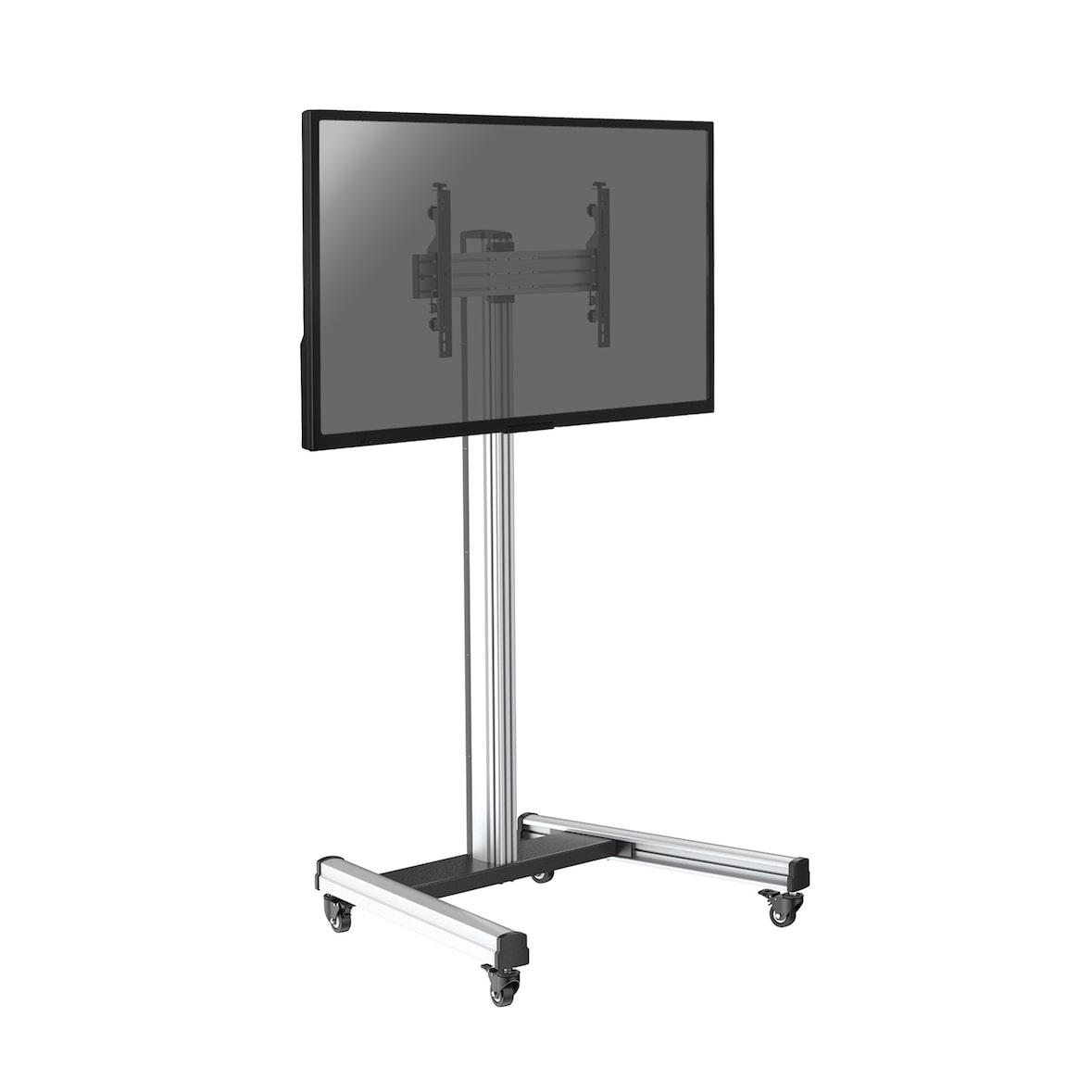 KIMEX - Supporto da pavimento con ruote per TV 32"-75", Altezza 175 cm
