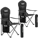 thumbnail of tectake Sedia da campeggio imbottita MTX, pieghevole, con portabicchieriSedia da esterna imbottita MTX, pieghevole, con portabicchieri  nero - 406196