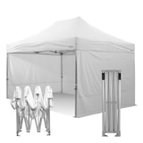 thumbnail of RAY BOT Gazebo pieghevole 4x6 bianco Exa 55mm alluminio con laterali PVC 350g