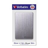 thumbnail of Verbatim 53665 Verbatim Store 'n' Go Alu Slim 2 TB externe Festplatte grau