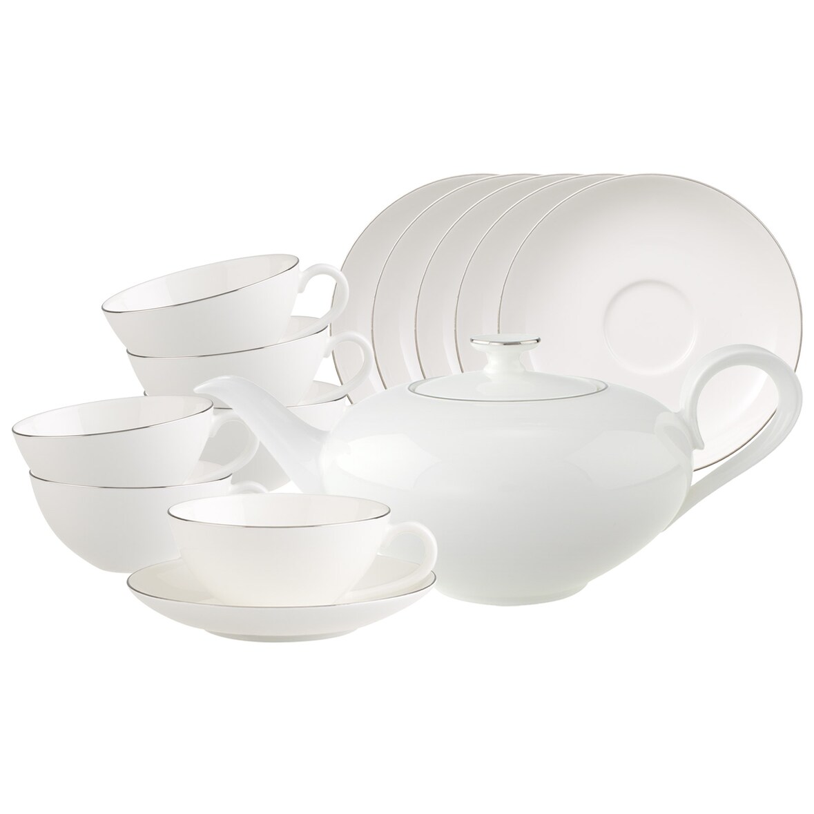 Villeroy & Boch Anmut Platinum No.1 Teeservice 13-teilig