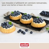 thumbnail of Lot de 6 moules à tartelettes 10 cm Zenker Black Metallic