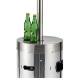 thumbnail of METRO Professional Fungo riscaldatore radiante a gas, acciaio inox, Ø 76 x 218 cm, spegnimento automatico, regolazione  continua, con ruote, argento