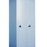 thumbnail of Spind Stahl Kleiderschrank Garderobenschrank 2 Abteile 1800 x 500 x 500 mm lichtgrau X-510100