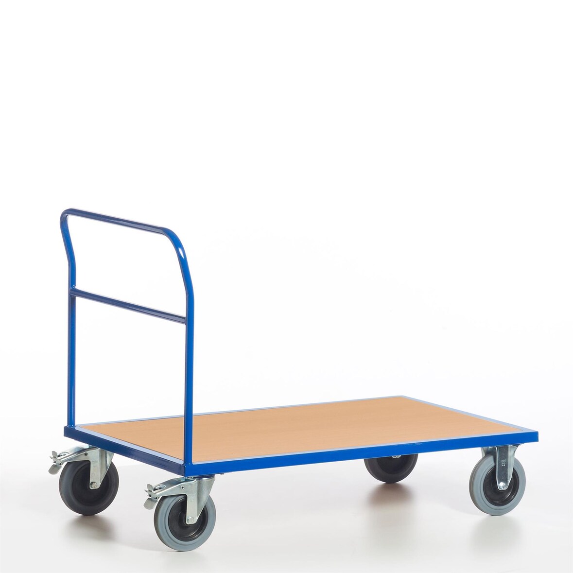 Rollcart Schiebebügelwagen 02-5998, Ladefläche 1200x800 mm, Tragkraft: 600 kg, blau
