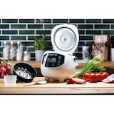thumbnail of Reishunger Digitaler Mini Reiskocher und Dampfgarer, Weiß - Timer - kleiner Multikocher, 8 Programme, 7-Phasen-Kochtechnologie, 1-3 Personen