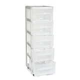 thumbnail of Guéridon en plastique 5 tiroirs EDA