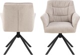 thumbnail of Alonso Esszimmerstuhl Mit Armlehnen Stoff beige. 2er Set