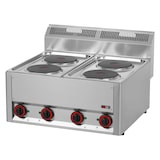 thumbnail of Elektro-Kochfläche mit 4 Platten Ø18 cm Tischgerät