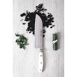 thumbnail of Arcos Cuchillo Santoku Cuchillo Asiático, Hoja de Acero Inoxidable Forjado NITRUM 180 mm, Mango de Polioximetileno (POM), Color Blanco