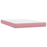 thumbnail of vidaXL Boxspringbett mit Matratze & LED Rosa 160x210 cm Samt