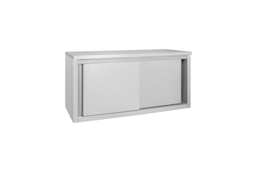 METRO Professional Gastro wandkast GWCB1140, roestvrij staal, 140 x 40 x 65 cm, met schuifdeur, zilver