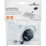 thumbnail of Porte-badge avec enrouleur STYLE pour 1 carte en format paysage