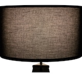thumbnail of tectake Lampadaire Lunaris, abat-jour en tissu, trépied - noir - 405199